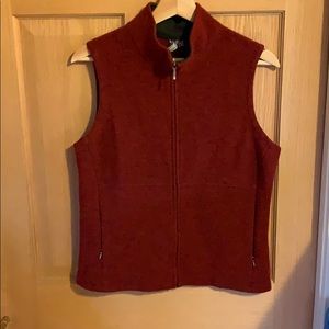 Ibex Marino Wool Burnt Orange Vest